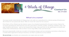 Desktop Screenshot of 4windsofchange.com