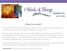 Tablet Screenshot of 4windsofchange.com